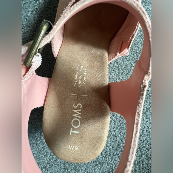 TOMS Tropez Cork Wedge Suede Sandal - Picture 8 of 8